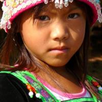 Petite fille Mhong Laos