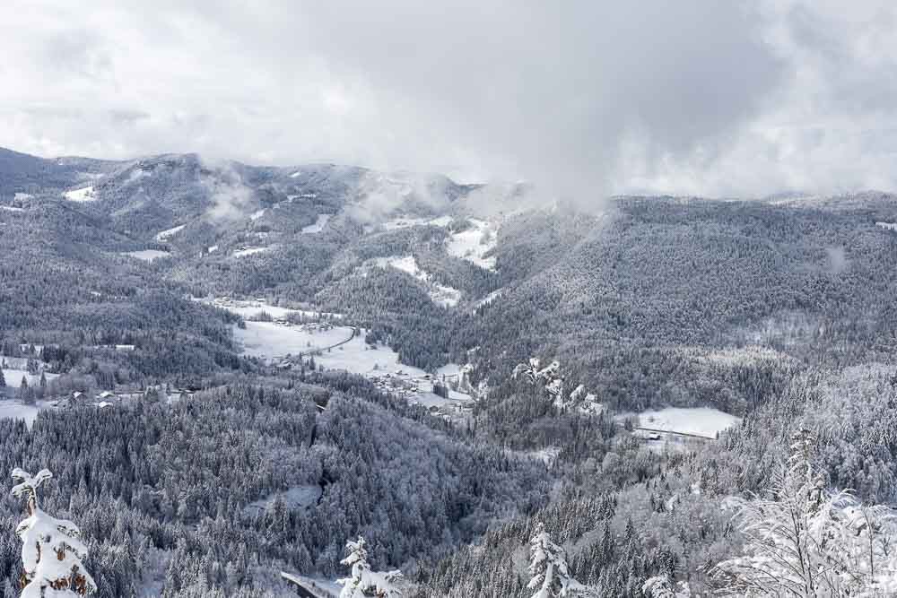 Randonnées hivernales Jura et Vercors