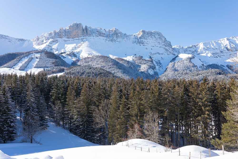 Randonnées hivernales Jura et Vercors