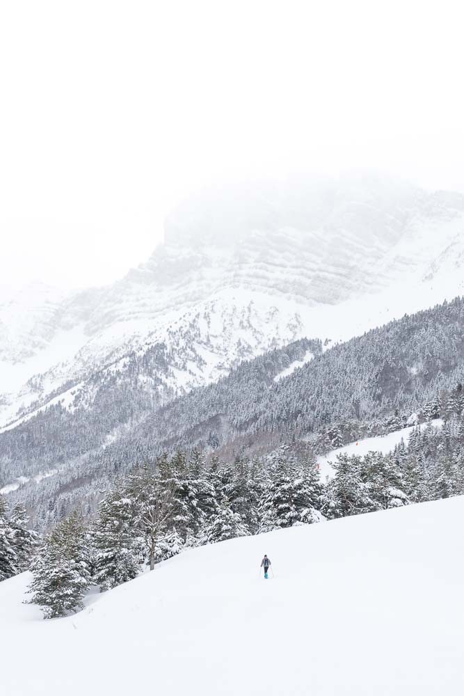 Randonnées hivernales Jura et Vercors